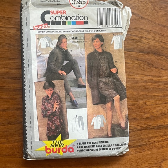 5 Vintage Sewing Patterns 1980s/90s Lot S/M - Picture 2 of 11